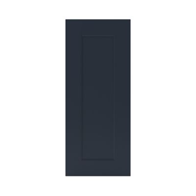 Porte de meuble de cuisine Artemisia bleu mat l. 30 cm x H. 72 cm GoodHome