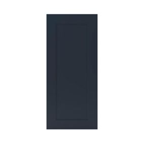 Porte de meuble de cuisine Artemisia bleu mat l. 40 cm x H. 90 cm GoodHome