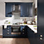 Porte de meuble de cuisine Artemisia bleu mat l. 45 cm x H. 60 cm GoodHome