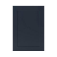 Porte de meuble de cuisine Artemisia bleu mat l. 50 cm x H. 72 cm GoodHome