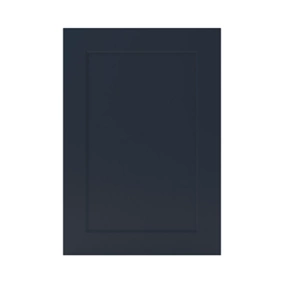Porte de meuble de cuisine Artemisia bleu mat l. 50 cm x H. 72 cm GoodHome