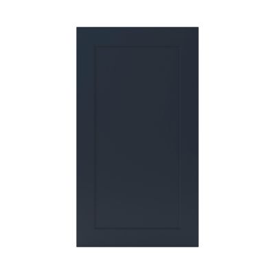 Porte de meuble de cuisine Artemisia bleu mat l. 50 cm x H. 90 cm GoodHome