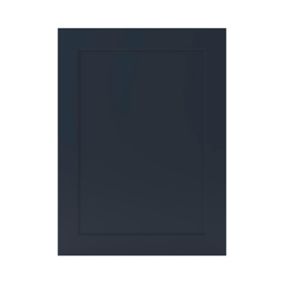 Porte de meuble de cuisine Artemisia bleu mat l. 60 cm x H. 80 cm GoodHome