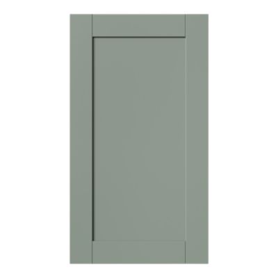 Porte de meuble de cuisine Ash vert sauge l. 39,7 cm x H. 71,5 cm GoodHome