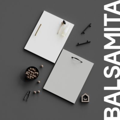 Porte de meuble de cuisine Balsamita blanc mat l. 60 cm x H. 72 cm GoodHome
