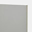 Porte de meuble de cuisine Balsamita gris mat l. 15 cm x H. 72 cm GoodHome