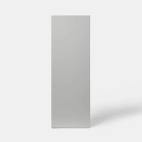 Porte de meuble de cuisine Balsamita gris mat l. 25 cm x H. 72 cm GoodHome