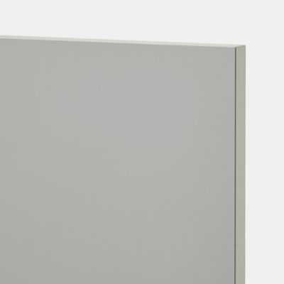 Porte de meuble de cuisine Balsamita gris mat l. 50 cm x H. 72 cm GoodHome
