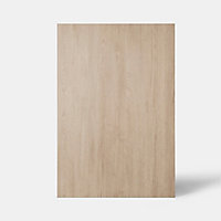 Porte de meuble de cuisine Chia décor chêne clair mat l. 50 cm x H. 72 cm GoodHome