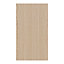 Porte de meuble de cuisine Chia décor chêne clair mat l. 50 cm x H. 90 cm GoodHome