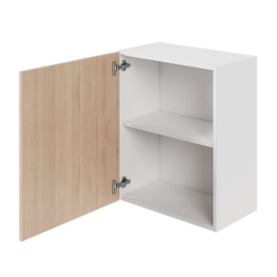 Porte de meuble de cuisine Chia décor chêne clair mat l. 60 cm x H. 72 cm GoodHome