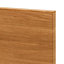 Porte de meuble de cuisine Chia décor chêne fumé mat l. 25 cm x H. 72 cm GoodHome