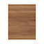 Porte de meuble de cuisine Chia décor chêne fumé mat l. 45 cm x H. 60 cm GoodHome