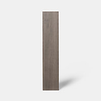 Porte de meuble de cuisine Chia décor chêne gris mat l. 15 cm x H. 72 cm GoodHome