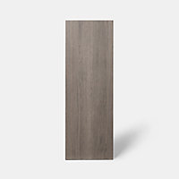 Porte de meuble de cuisine Chia décor chêne gris mat l. 25 cm x H. 72 cm GoodHome