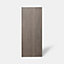 Porte de meuble de cuisine Chia décor chêne gris mat l. 30 cm x H. 72 cm GoodHome