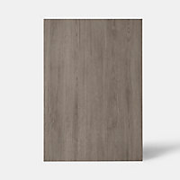 Porte de meuble de cuisine Chia décor chêne gris mat l. 50 cm x H. 72 cm GoodHome