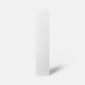 Porte de meuble de cuisine Garcinia blanc brillant l. 15 cm x H. 72 cm GoodHome