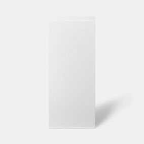 Porte de meuble de cuisine Garcinia blanc brillant l. 30 cm x H. 72 cm GoodHome