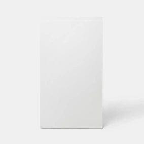Porte de meuble de cuisine Garcinia blanc brillant l. 40 cm x H. 72 cm GoodHome