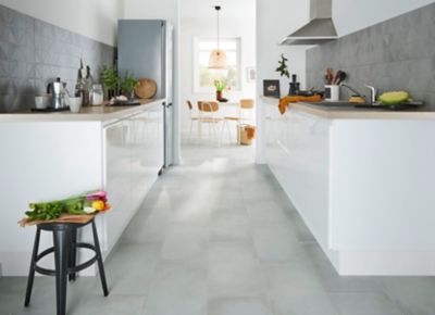 Porte de meuble de cuisine Garcinia blanc brillant l. 60 cm x H. 72 cm GoodHome