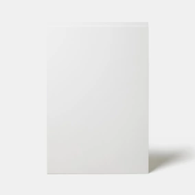Porte de meuble de cuisine Garcinia blanc brillant l. 60 cm x H. 90 cm GoodHome