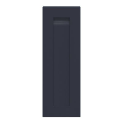 Porte de meuble de cuisine Garcinia bleu mat l. 25 cm x H. 72 cm GoodHome