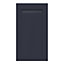 Porte de meuble de cuisine Garcinia bleu mat l. 40 cm x H. 72 cm GoodHome