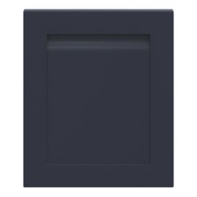 Porte de meuble de cuisine Garcinia bleu mat l. 45 cm x H. 60 cm GoodHome