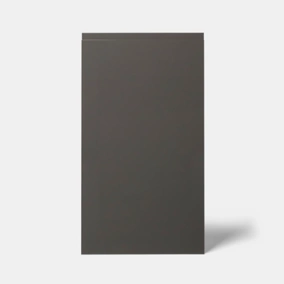 Porte de meuble de cuisine Garcinia gris anthracite brillant l. 50 cm x H. 90 cm GoodHome