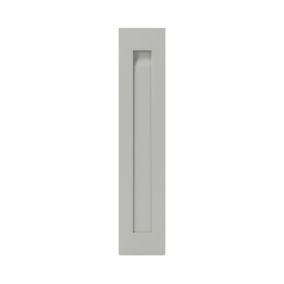 Porte de meuble de cuisine Garcinia gris ciment mat l. 15 cm x H. 72 cm GoodHome