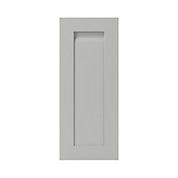 Porte de meuble de cuisine Garcinia gris ciment mat l. 30 cm x H. 72 cm GoodHome