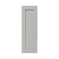 Porte de meuble de cuisine Garcinia gris ciment mat l. 30 cm x H. 90 cm GoodHome