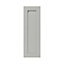 Porte de meuble de cuisine Garcinia gris ciment mat l. 30 cm x H. 90 cm GoodHome