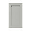 Porte de meuble de cuisine Garcinia gris ciment mat l. 40 cm x H. 72 cm GoodHome