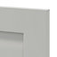 Porte de meuble de cuisine Garcinia gris ciment mat l. 45 cm x H. 60 cm GoodHome