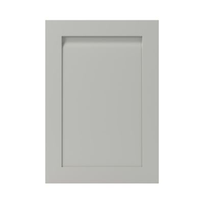 Porte de meuble de cuisine Garcinia gris ciment mat l. 50 cm x H. 72 cm GoodHome