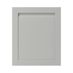 Porte de meuble de cuisine Garcinia gris ciment mat l. 60 cm x H. 72 cm GoodHome
