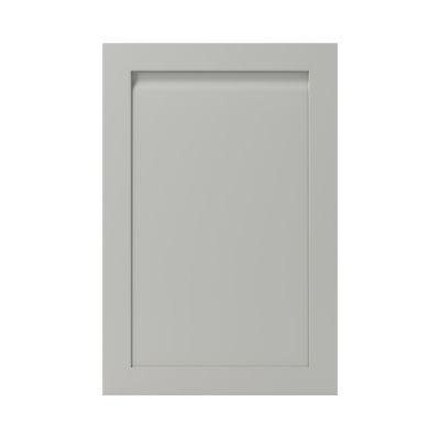 Porte de meuble de cuisine Garcinia gris ciment mat l. 60 cm x H. 90 cm GoodHome