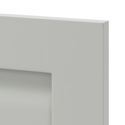 Porte de meuble de cuisine Garcinia gris ciment mat l. 60 cm x H. 90 cm GoodHome