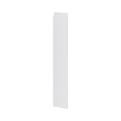 Porte de meuble de cuisine Garcinia gris clair brillant l. 15 cm x H. 90 cm GoodHome