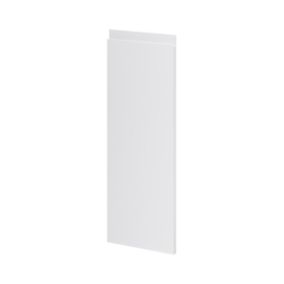 Porte de meuble de cuisine Garcinia gris clair brillant l. 25 cm x H. 72 cm GoodHome