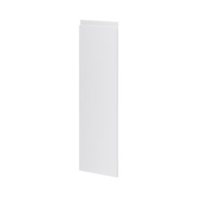 Porte de meuble de cuisine Garcinia gris clair brillant l. 25 cm x H. 90 cm GoodHome