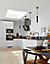 Porte de meuble de cuisine Garcinia gris clair brillant l. 30 cm x H. 72 cm GoodHome