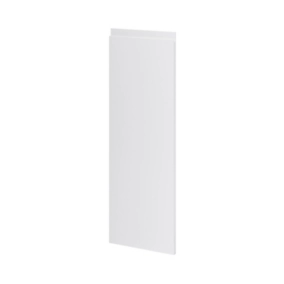 Porte de meuble de cuisine Garcinia gris clair brillant l. 30 cm x H. 90 cm GoodHome