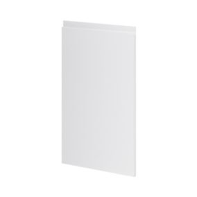 Porte de meuble de cuisine Garcinia gris clair brillant l. 40 cm x H. 72 cm GoodHome