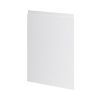 Porte de meuble de cuisine Garcinia gris clair brillant l. 50 cm x H. 72 cm GoodHome