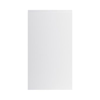 Porte de meuble de cuisine Garcinia gris clair brillant l. 50 cm x H. 90 cm GoodHome