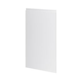 Porte de meuble de cuisine Garcinia gris clair brillant l. 50 cm x H. 90 cm GoodHome