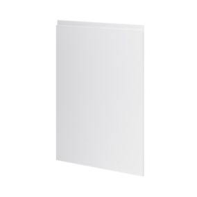 Porte de meuble de cuisine Garcinia gris clair brillant l. 60 cm x H. 90 cm GoodHome